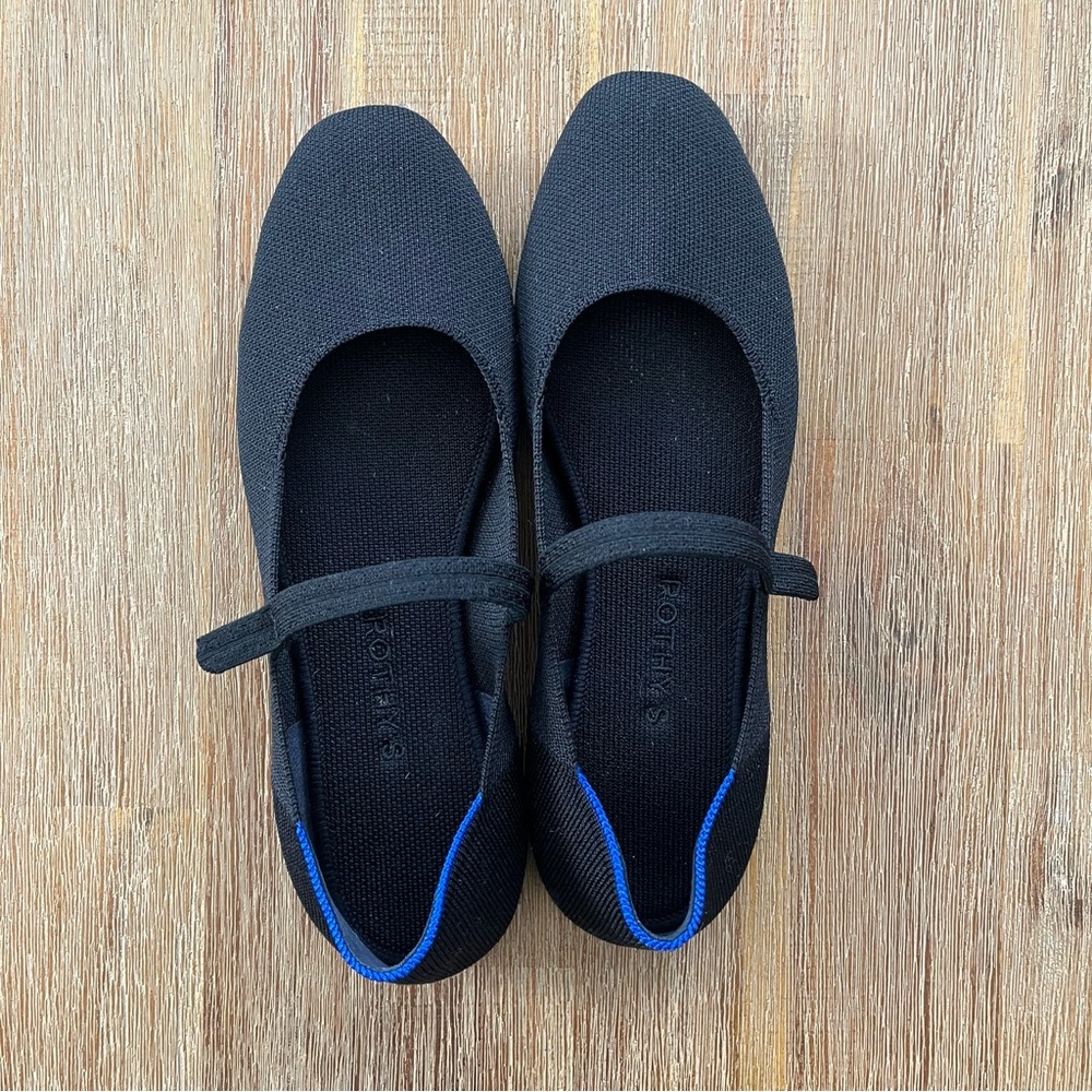 Rothy’s The Square Mary Jane, Black, 10.5 (see description)